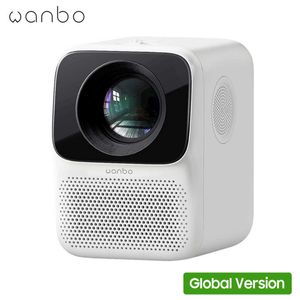 Projectors Global Version Wanbo Smart Projector T2 MAX Projector LED 1080P Vertical Keystone Correction Mini Home Theater Projector R230306