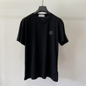 Men Outdoor T-Shirt Box Logo Embroidery Round Neck Short-Sleeved Cotton T-Shirt