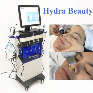 14 em 1 Máquina de microdermoabrasão água casca de face hidra equipamento de dermoabrasão Spa Aqua Skin Pore Cleaning RF Bio-Lifting Hydro Peel