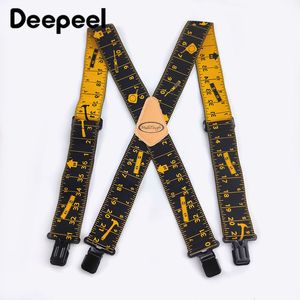 Sırıştırıcılar 1pc 5*120cm Erkekler Yetişkin X-Tip 4 Klipler Yüksek Elastik Askı Ayarlanabilir Ağır Destek Dişleri Takım Kemeri Susperders Erkek Jockstrap 230314