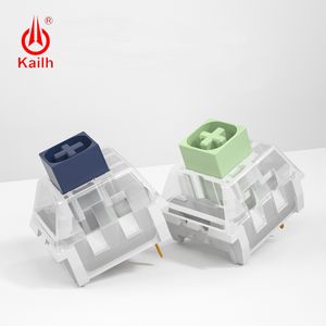 Kailh kutusu kalın tıklayın DIY Oyun Mekanik Klavye için Donanma Yeşim 3pins RGB SMD Uyumlu Kiraz MX Anahtarlar