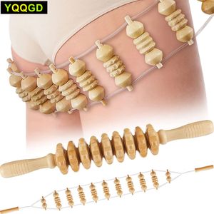 Back Massager Wood Therapy Tools Anti Cellulite Lymphatic Drainage Maderoterapia Kit for Full Body Muscle Pain Relief 230314