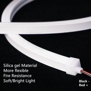 Strisce LED Neon Flex Light 10 10mm Superficie da incasso a parete Decorazione per la casa Decorazione da soffitto Striscia flessibile piatta TapeLED