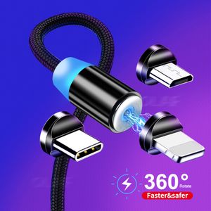 360c şarj kablosu USB Type-C Mikro 8 Pin Mobil Telefon Toptan Müşteriler İçin Şarj Smartphone Android iPhone Samsung Xiaomi