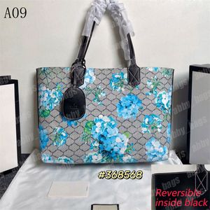 Женские сумки-шопперы Реверсивные сумки Luxurys Дизайнерские сумки Синие красные цветочные принты Женские сумки на ремне G Повседневная сумка для покупок Кошелек