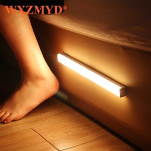 LED şeritler kablosuz hareket sensörü ışığı Dolap altında Mutfak Pil Gece Işığı Ev Yatak Odası Işığı Led Dolap Arka Işığı P230315