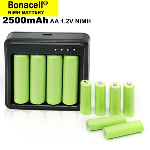 4-50PCS 1.2V AA 2500mAh Ni-MH Rechargeable Battery For Temperature Gun Remote Control Mouse Toy batteries