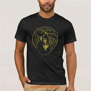 Erkekler Tişörtleri Kollu Gömlek Yaz Erkekler Tee Üstler Giyim Erkek Elektrikli Sihirbaz Band Altın Sanat Tasarım T-Shirt