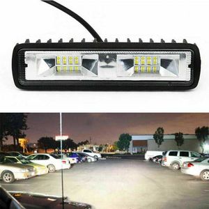 LED Şeritler 48W LED Far 12-24V İş Işık Çubuğu Araba Motosiklet Kamyonu Teknesi için Evrensel Offroad Çalışma Işığı Sürüş Sis Lambası Spotlight P230315