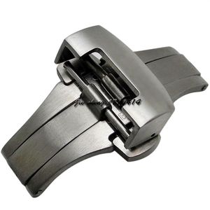 JAWODER ремешок для часов 20 мм 22 мм Новый Высокое качество матовая нержавеющая сталь твердые часы развертывание застежка ремешок пряжка для ремня для Panerai L233T