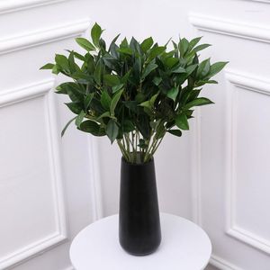 Декоративные цветы искусственные сладкие ароматы Osmanthus Leaves Garden Green Landscape