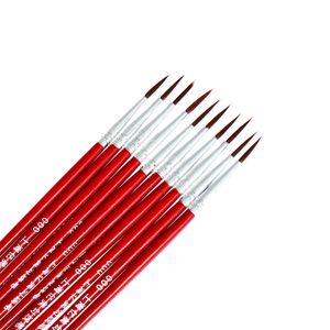 10 PCs/Set Fine Hand Painted Thin Hook Line Pen Art Supplies Drawing Paint Brush Nylon Acrylic Painting