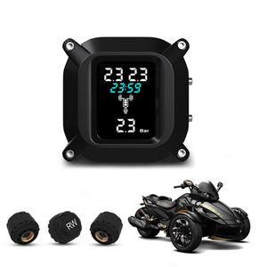 Akıllı Motosiklet TPMS Trikes Lastik Basınç Monitör Sistemi Otomobil Otomatik Güvenlik Alarm Sistemleri 3 Tekerlekli Sistemler İçin Lastik Basınç Uyarısı