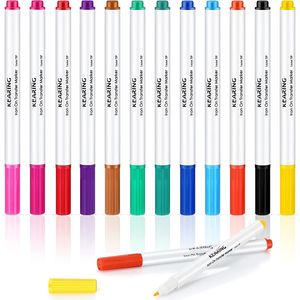 Iron On Transfer Markers Sublimation Markers Transfer Pen Heat Transfer Fabric Marker Fade Resistant Freehand Infusible Ink Pen for T-shirts Pillow Clothes