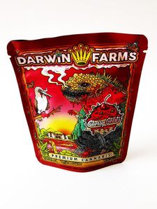 Favor Tutucular Darwin Çiftlikleri Kiraz Meydanı Stand Backpack Boyz Mylar 3.5 Pastik Zip Kilit Ambalaj Torbaları Yumuşak Dokunmatik Malzeme Beyaz B OTVJI