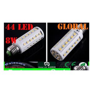 2016 LED ampuller 8W 5050 SMD BB 44 LEDS Mısır BBS Işık E27 E26 B22 E14 Ana Lamba Serin Sıcak Beyaz Kapalı Aydınlatma Ofisleri Damlası Dhwkm