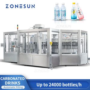 Zonesun Pull-Automatic Waiting Machine 24000 BPH Бутылка для животных из карканеров.