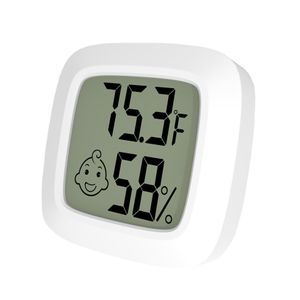 Домохозяйственная высокопроизводительная температура и гигрометр с улыбающейся лицом Электронная температура и гигрометр Manufa DH3555