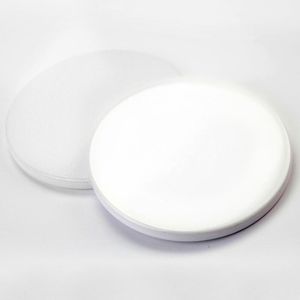 Sublimation Blank 9cm mat Ceramic Coaster White Ceramics Coaster Heat Transfer Printing Custom Cup Mats Pad Thermal Coasters