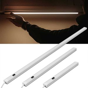Светодиодные полоски светодиодные освещение внутренняя кухонная лампа USB -бар шкаф кухонный датчик