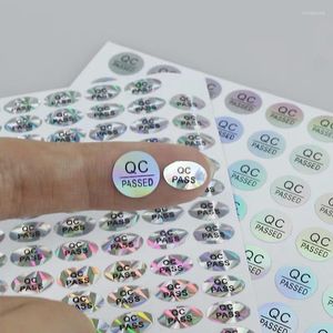 Подарочная упаковка 800/1800pcs Spot Supply 10 мм QC Проданная голограмма лазерная бумажная бумага