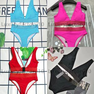 Kadın Mayo Bikini Bras Setleri Pembe Hızlı Mayo Seksi Bir Parçalı Yüzme Yaz Plajı Güneş Tatil Boyutu S-XL