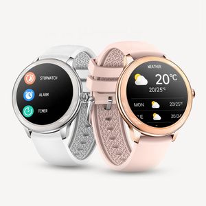 V33 Smartwatch com BT Chamando 1,09 polegada Bracelete de fitness para homens Mulheres Pressão arterial Monitor de freqüência cardíaca relógio inteligente para iOS Android com caixa de varejo