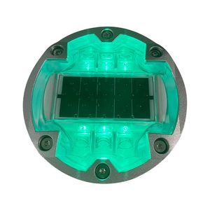 Güneş enerjili LED yol ışığı güneş bahçe ışıkları alüminyum kasa ip68 su geçirmez yol zemin uyarı lambası
