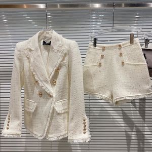 Женские штаны с двумя частями осень зима с воротником с двойной грудь