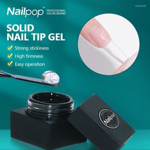 Гель -гель для ногтевого ногтевого покрытия Сплошные кончики Прозрачные быстро расширить ультрафиолетовый ура