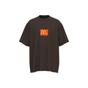 Artı boyutu erkekler tişörtler erkekler vintage mc Donald United Travis büyük boy tişört sokak kıyafetleri tişört kadınlar kısa kollu tees ağır ağırlık büyük yüksek yüksek sokak adamı