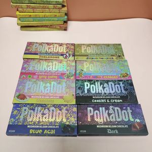 Newest Polkadot Chocolate Bar Box Magic Mushrooms 4G 4 G POLKA DOT Chocolate Bars Dank Berries & cream Packaging Packaging Boxes