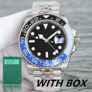 Relógio masculino glide lock luxo cerâmica moldura safiremecânica relógios submarinos 2813 pulseira de aço inoxidável espelho de safira 50m à prova d'água