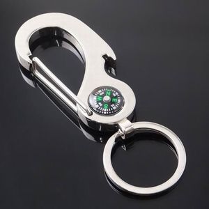 Anahtarlıklar Pusula Şişe Açıcı Anahtarlık Erkekler Moda Sevimli Metal Toka Kolye Halkası Anahtar Keyfob Güzel Anahtarlar Hediye