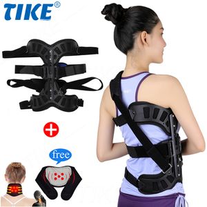 Body Braces Supports TIKE Adjustable Scoliosis Posture Corrector Spinal Auxiliary Orthosis for Back Postoperative Recovery for Adults Health Care 230321