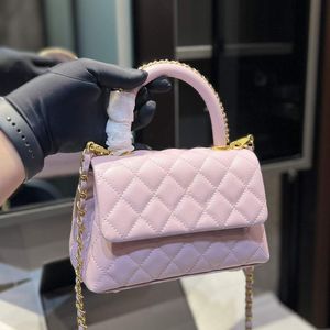 2023 Çanta Telefon Crossbody Bag Tasarımcı Cüzdan Bir Zincir Altın CC Mini Üst Saplı Omuz Çantası Cavair Quilted Deri Dokunmatik Ekran Çantalar Küçük Alışveriş Tote İş Çantası