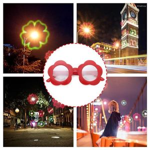 Güneş Gözlüğü Özel Efekt Gözlükleri Işıkların Havai Fişek Şekline Değişimi Geceleri Kırınım Kırınım Komik Festival Partisi Rave Glassesguglasse