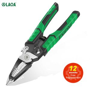 LAOA in Electrician Pliers Multifunctional Needle Nose Pliers for Wire Stripping Cable Cutters Terminal Crimping Hand Tools
