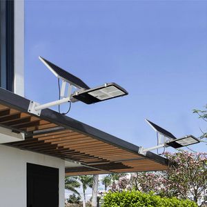 Lampade solari Sicurezza esterna LED Luce di inondazione Telecomando IP67 Lampione impermeabile Cortile Parcheggio Parco Giardino Campo da basket Via Fattoria crestech168