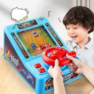 Brinquedos de jogo de carro electricRC para menino veículo eletrônico dirigindo volante de aventura com música sólida jogos cerebrais brinquedo crianças presentes 230323