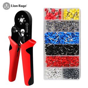 Тубулярные терминальные пластинки HSC HSC Crimper Wire Mini Ferrule Tools Tools Electrical Kit с коробкой