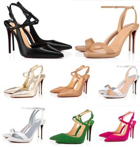 Kadın tasarımcı sandalet yüksek topuklu ayakkabılar Jenlove Alta Ayak bileği kayışı sivri burun yani bana Rosalie JONATINA lüks elbise pompa ayakkabı kutusu 35-43Eu ile yazlık sandaletler