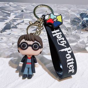 Cartoon Cute Magical Family Kids Jewelry KeyChain Backpack Animation Character Key Ring Accessories Hanger Multi colors