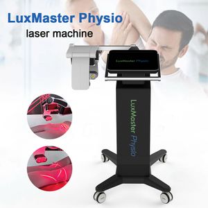 LuxMaster Fizyoterapi Makinesi 10 PCS Diyotları Soğuk Lazerler 360 Dereceli Döndürme Ağrı Küfür Artriti Tenis Dirseği LuxMaster Fizyo Ekipmanları