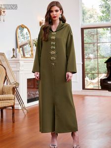 Etnik Giysiler Ramazan Abaya Dubai Arapça Türkiye İslam Müslüman Elbise Cobe Femme Longue Fas Kaftan Gece Elbiseleri Kadınlar İçin Abayas 230324