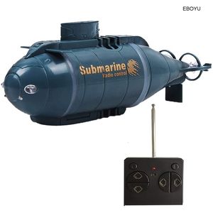Электрические лодки RC Mini Speed ​​Demote Demote Drone Drone Модель свиней гонки ядерная подводная лодка Высокая подарочная игрушка Kids 777 586 230323