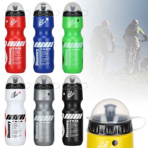 Бутылка с водой 750 мл пластикового горного велосипеда/велосипеда бутылки с водой на открытом воздухе для кемпинга кувшин BPA Бесплатный велосипедный оборудование Портативная спортивная чашка P230324