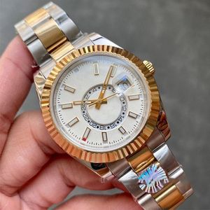 gökyüzü sakini İzle Yüksek aaa Küçük Kadran Safir Takvim 42mm İzle Paslanmaz Skydweller Aydınlık Suya Dayanıklı Montre De Luxe kadın derin deniz r izle