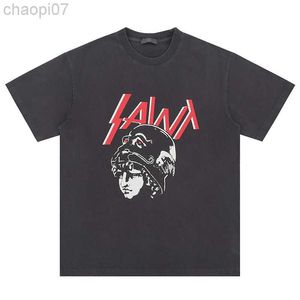 Tasarımcı Moda Saint Michael T Shirt Killer Band Punk Heavy Metal Rock Baskı Kısa Kollu T-Shirt Hip Hop