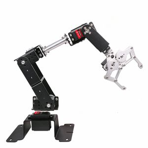 ElectricRc Araç 6 DOF Robot Manipülatör Metal Alaşım Mekanik Kol Kelepçesi Pençe Kiti MG996R KS3518 Arduino Robotik Eğitim 230325